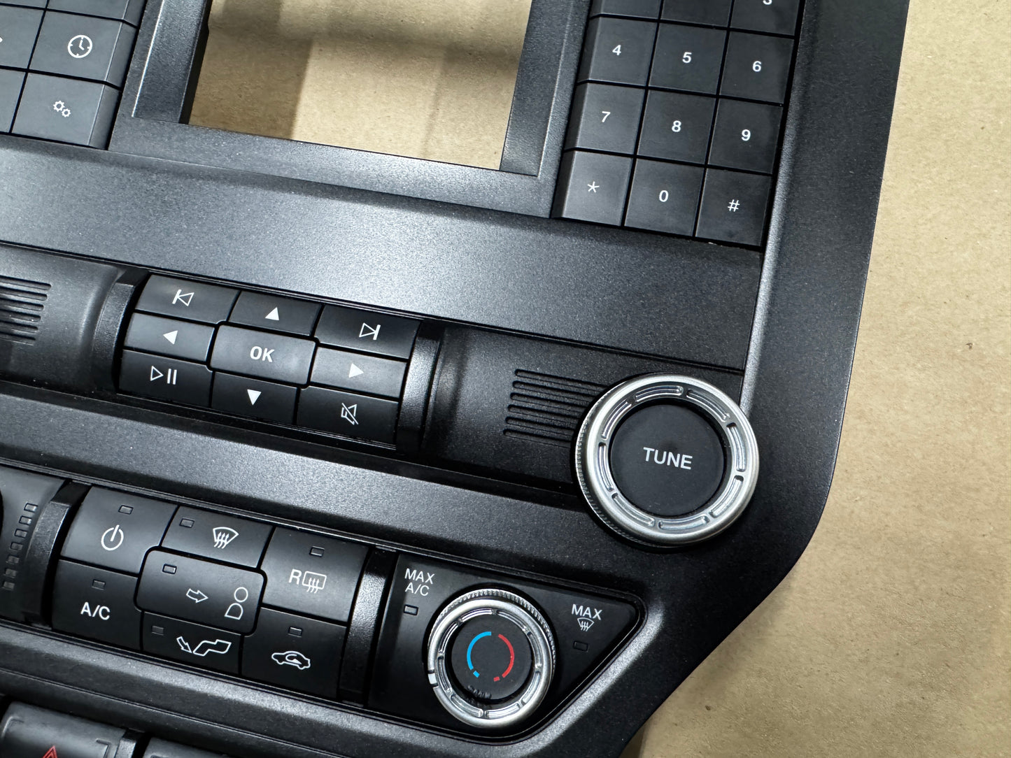 2018-2023 Ford Mustang GT Face Plate Radio Trim Piece