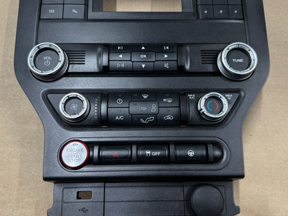 2018-2023 Ford Mustang GT Face Plate Radio Trim Piece