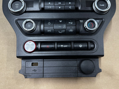 2018-2023 Ford Mustang GT Face Plate Radio Trim Piece