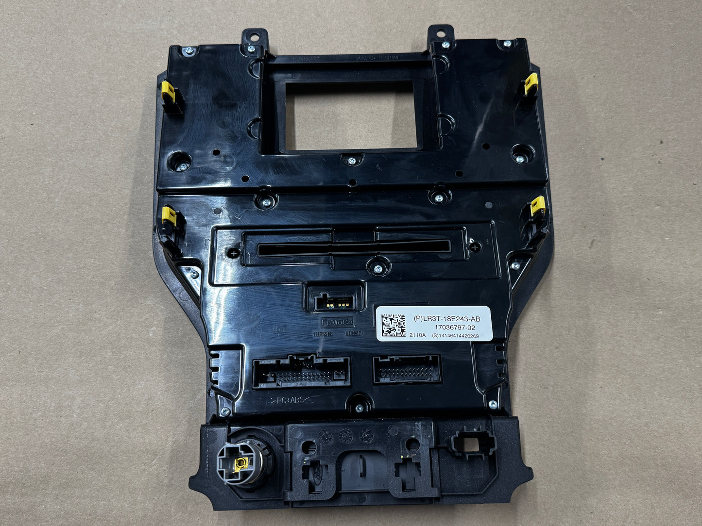2018-2023 Ford Mustang GT Face Plate Radio Trim Piece