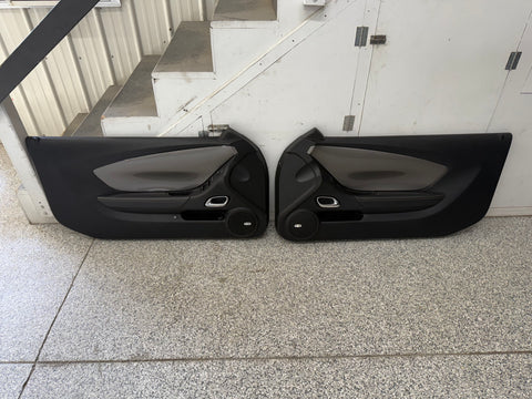 2010-2015 Chevrolet Camaro SS RH LH Pair Door Panels "Silver" Inserts