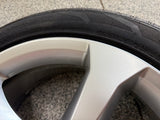 2014-2015 Chevrolet Camaro SS 20x8" Silver Wheel Rim Tire Capricorn