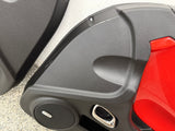 2010-2015 Chevrolet Camaro SS RH LH Pair Door Panels "Orange" Inserts