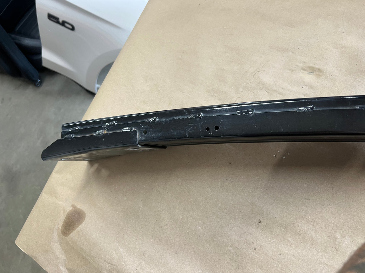 2015-2017 Ford Mustang GT Front Bumper Support Reinforcement "Black"