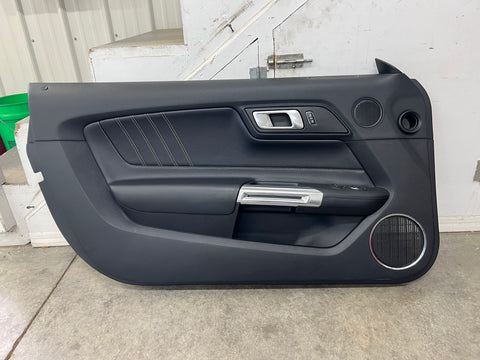 2018-2022 Mustang GT V6 EcoBoost LH driver Leather Insert Door Panel Soft