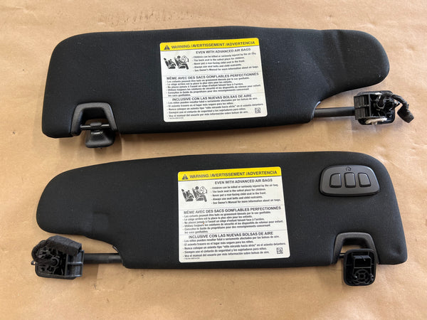 2015-2023 Ford Mustang GT Coupe Sun Visors Pair “Home link”