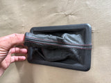2007-2009 Ford Mustang Shelby GT500 Manual Shift Boot Trim Red Stitch