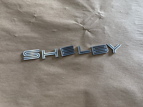 2007-2014 Ford Mustang Shelby GT500 Decklid Shelby Trunk Letters Emblems