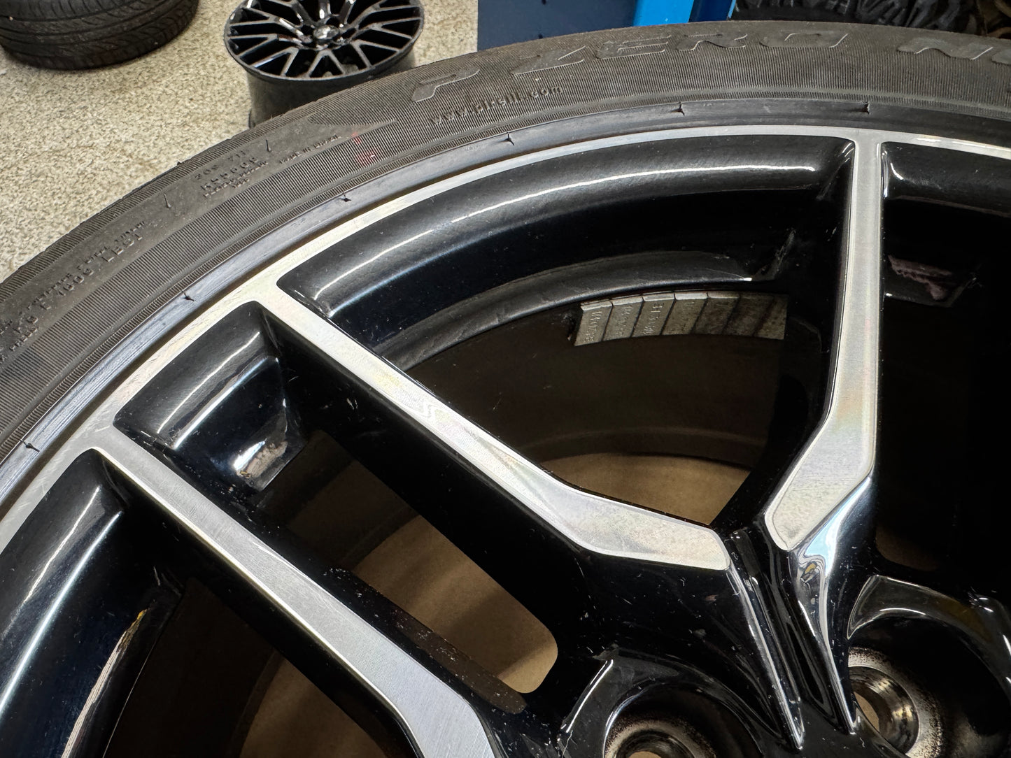 2018-2023 Ford Mustang GT 5.0 18x8" Wheel Rim Pirelli Pzero 235/50/18