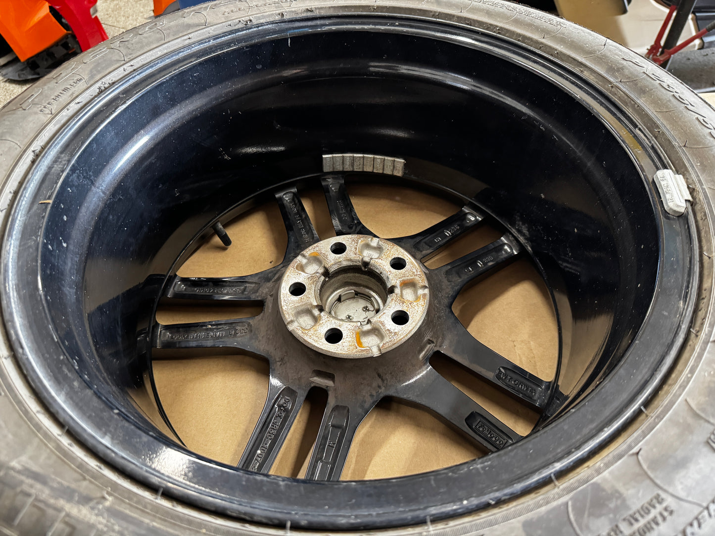 2018-2023 Ford Mustang GT 5.0 18x8" Wheel Rim Pirelli Pzero 235/50/18