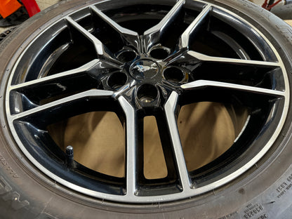 2018-2023 Ford Mustang GT 5.0 18x8" Wheel Rim Pirelli Pzero 235/50/18