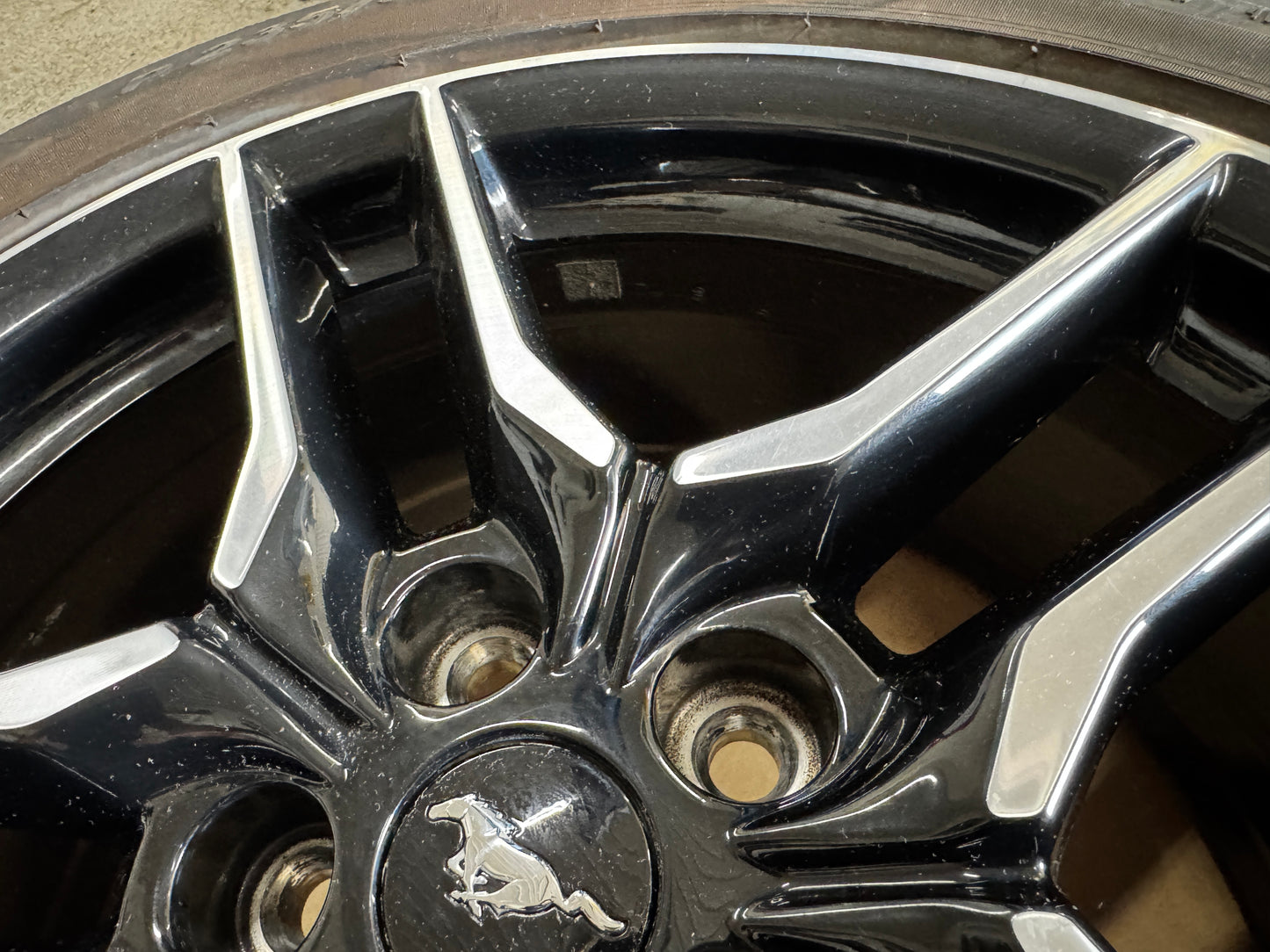 2018-2023 Ford Mustang GT 5.0 18x8" Wheel Rim Pirelli Pzero 235/50/18