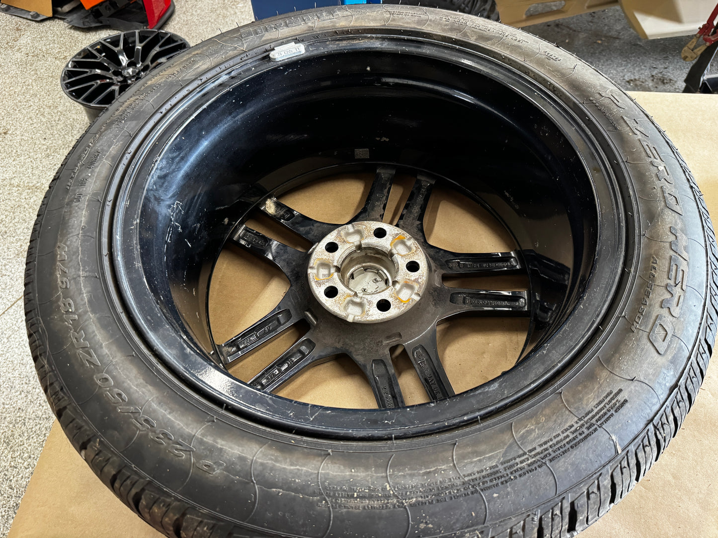 2018-2023 Ford Mustang GT 5.0 18x8" Wheel Rim Pirelli Pzero 235/50/18