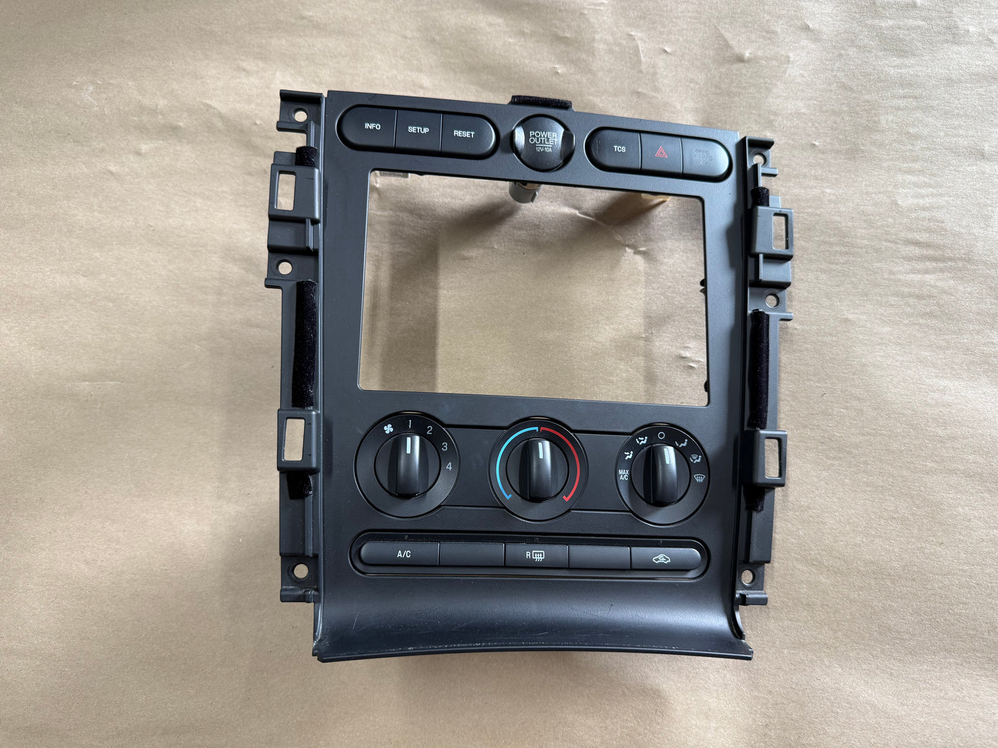 2005-2009 Ford Mustang GT GT500 Face Plate Radio Trim Piece