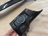 2015-2023 Mustang GT GT500 PP1 Carbon Fiber Interior Dash Trim Kit 4-Piece