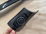 2015-2023 Mustang GT GT500 PP1 Carbon Fiber Interior Dash Trim Kit 4-Piece