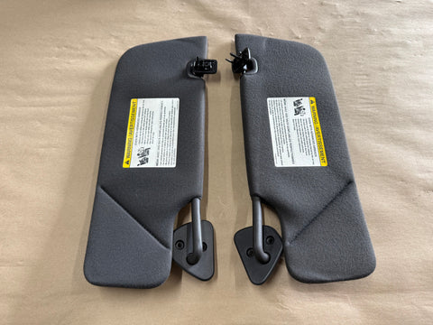 2007-2009 Ford Mustang GT GT500 Coupe Sun Visors Pair - OEM 2005-2009