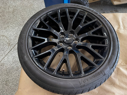 2015-2023 Mustang GT 5.0 19x9" Wheel Rim PP1 Rear 255/40/19 Pirelli - OEM