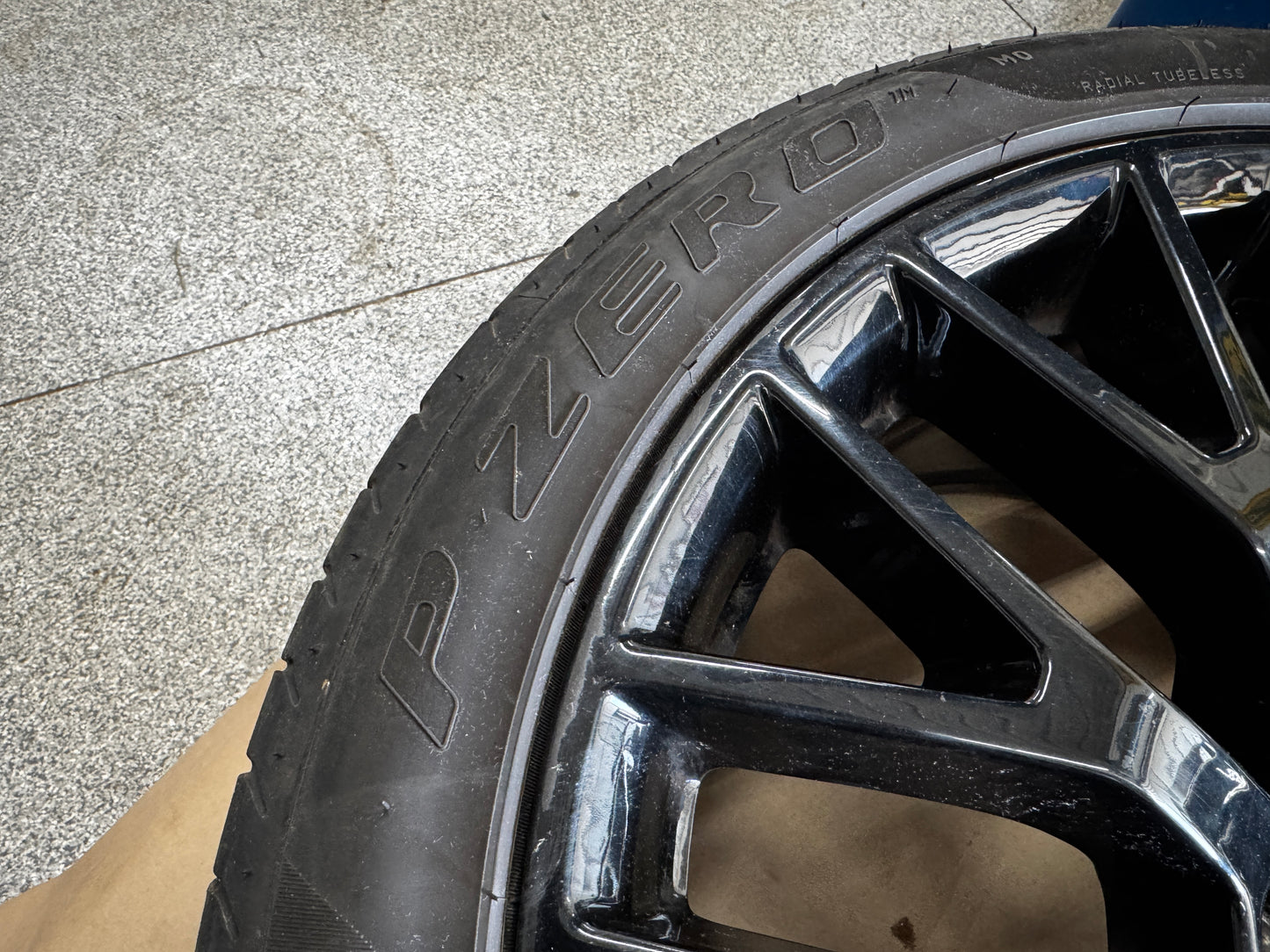2015-2023 Mustang GT 5.0 19x9" Wheel Rim PP1 Rear 255/40/19 Pirelli - OEM