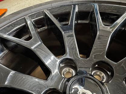 2015-2023 Mustang GT 5.0 19x9" Wheel Rim PP1 Rear 255/40/19 Pirelli - OEM
