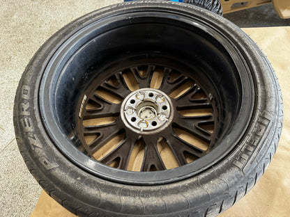 2015-2023 Mustang GT 5.0 19x9" Wheel Rim PP1 Rear 255/40/19 Pirelli - OEM