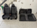 2018-2023 Mustang Black Leather Suede Coupe Front Rear Power Seats Heat Cooled