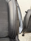 2018-2023 Mustang Black Leather Suede Coupe Front Rear Power Seats Heat Cooled