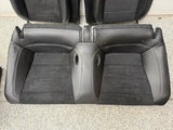 2018-2023 Mustang Black Leather Suede Coupe Front Rear Power Seats Heat Cooled