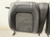 2018-2023 Mustang Black Leather Suede Coupe Front Rear Power Seats Heat Cooled