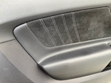 2018-2023 Ford Mustang GT LH Driver Leather/Suede Insert Door Panel Grey Stitch