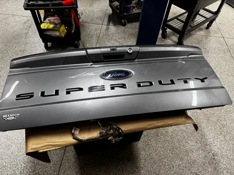 2023-2025 F-250 F-350 Super Duty Tailgate Power Release M7 Charcoal