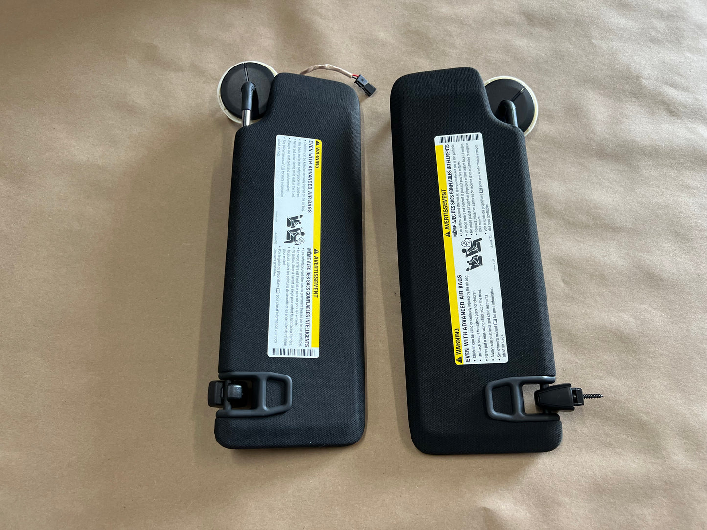 2016-2023 Chevrolet Camaro Coupe Sun Visors Pair
