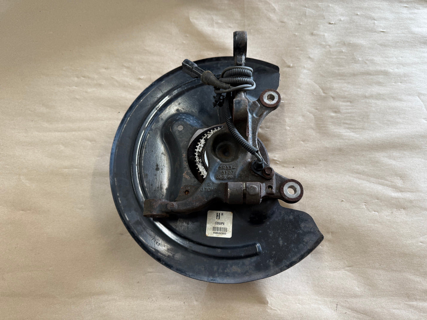 2007-2009 Ford Mustang GT500 RH Passenger Side Front Spindle Knuckle Hub 50k mi