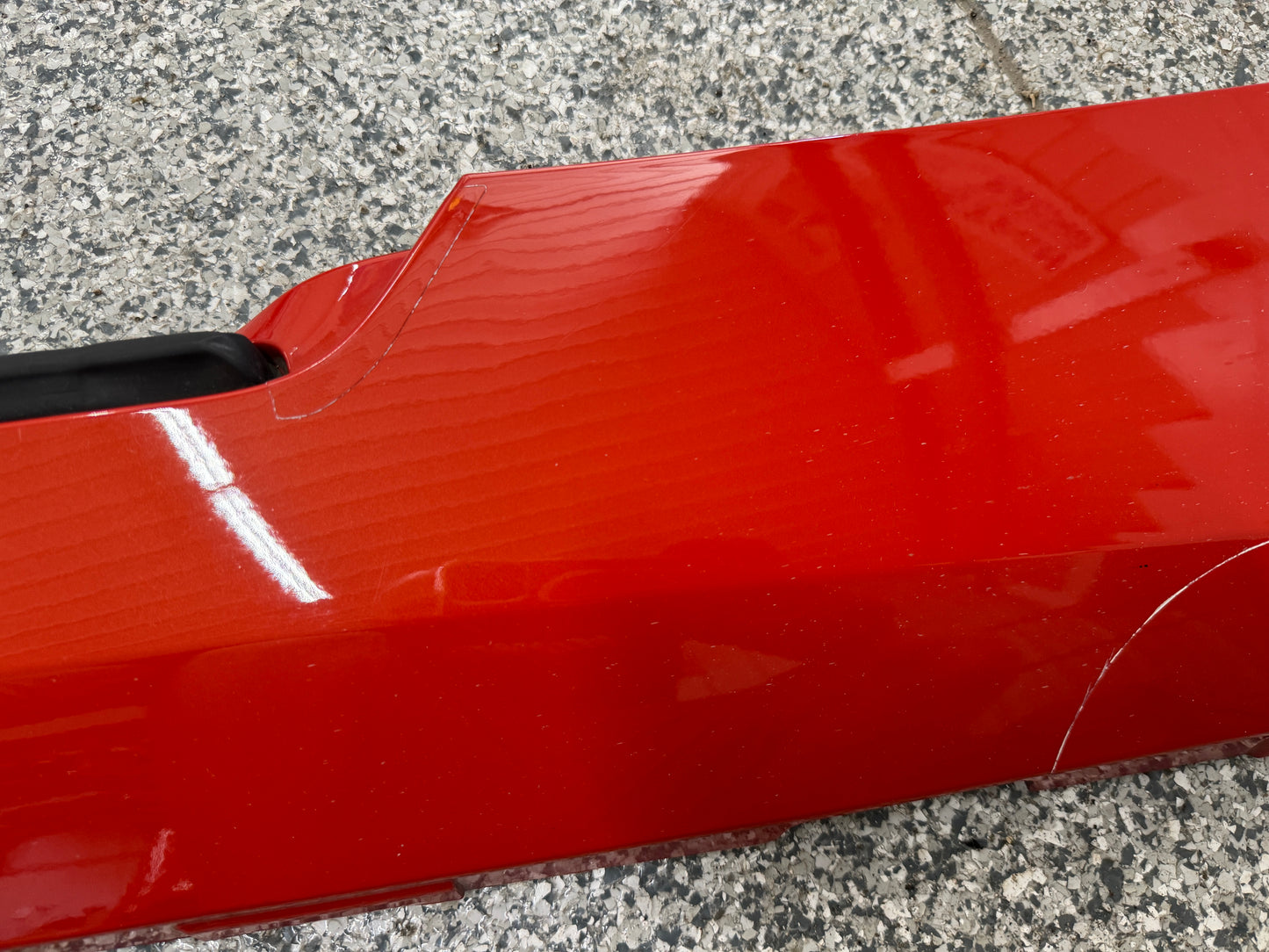 2010-2015 Chevrolet Camaro SS LH Driver Side Skirt Molding Orange - OEM