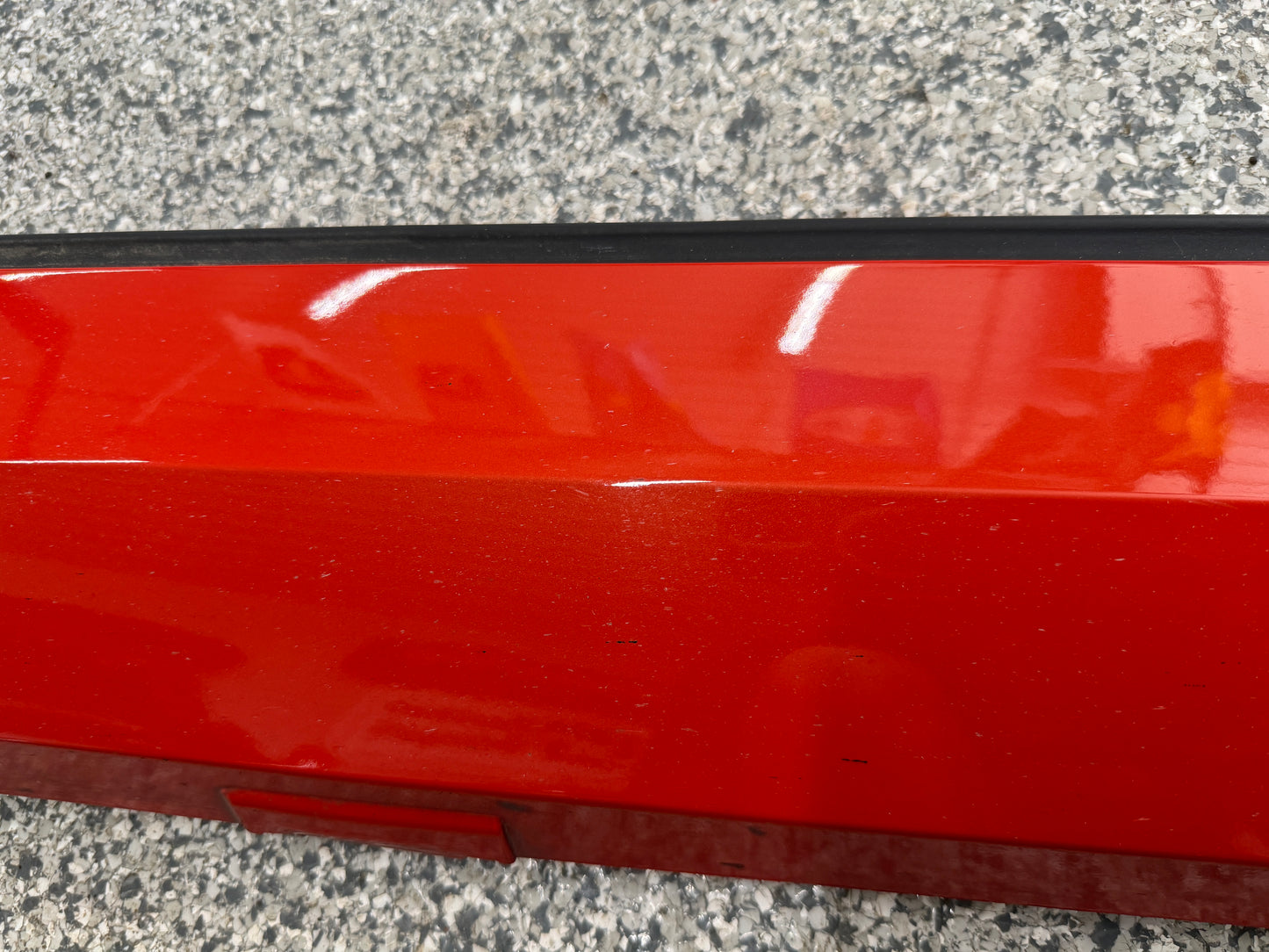 2010-2015 Chevrolet Camaro SS LH Driver Side Skirt Molding Orange - OEM