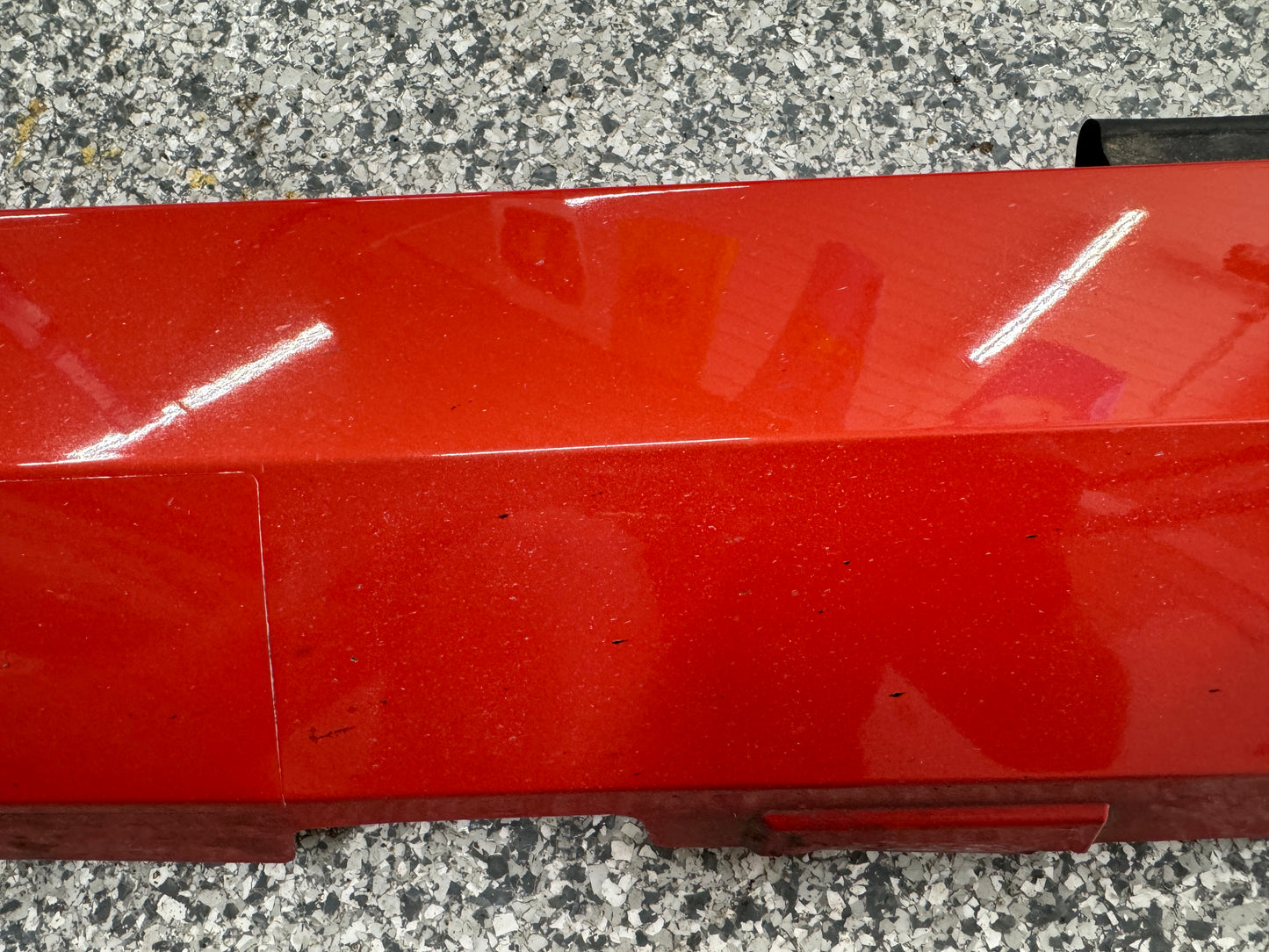2010-2015 Chevrolet Camaro SS LH Driver Side Skirt Molding Orange - OEM