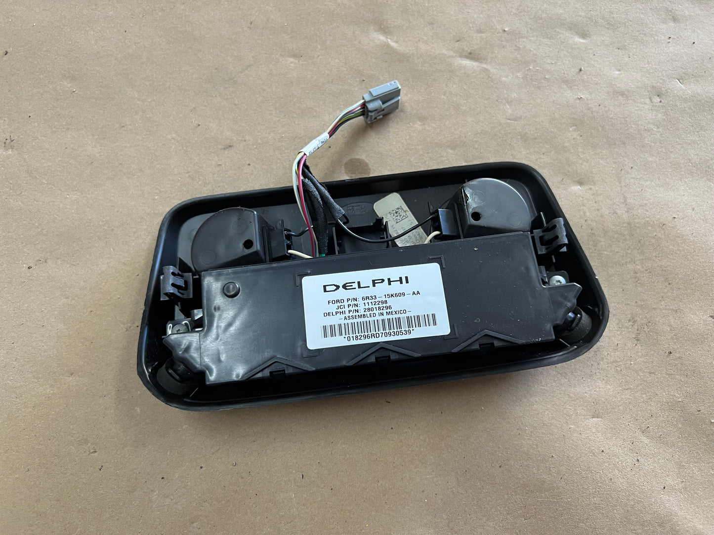 2007-2009 Ford Mustang GT500 Dome Light Coupe Black Interior