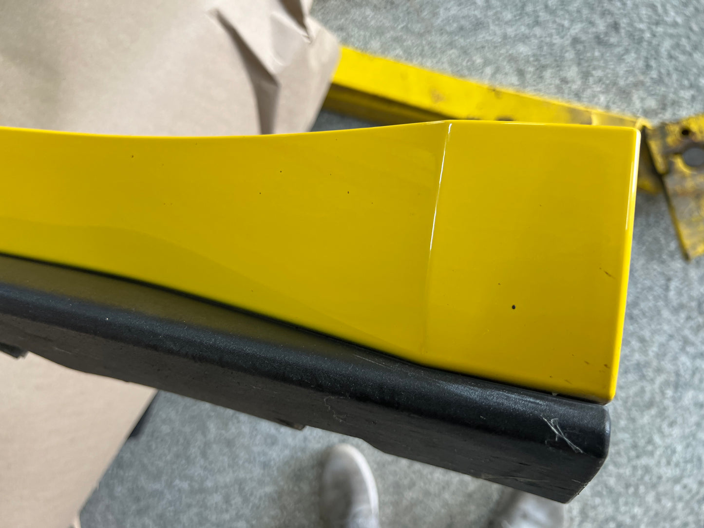 2015-2023 Ford Mustang GT V6 RH Passenger Side Skirt Molding "Yellow"