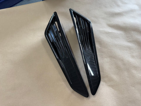 2016-2023 Chevrolet Camaro SS Hood Insert Vents RH LH Pair "Black"