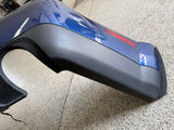 2007-2009 Ford Mustang Shelby GT500 Rear Bumper Cover "Blue/White Stripes"