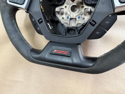 2016-2023 Chevy Camaro SS Steering Wheel Black Suede "Manual"