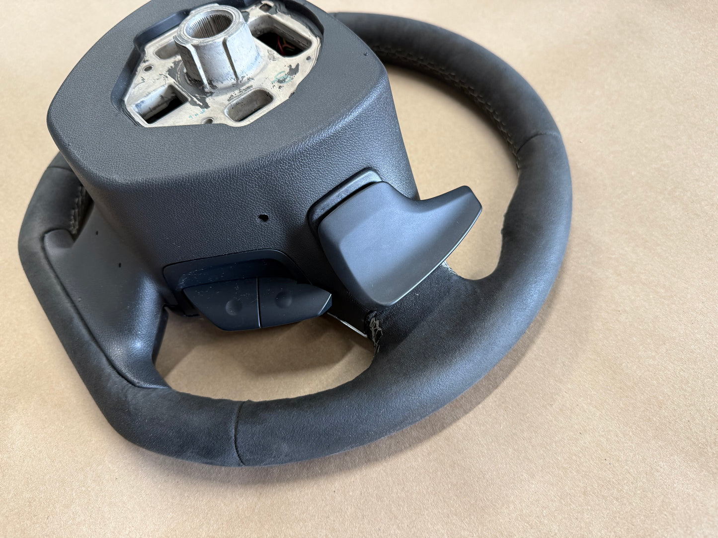 2016-2023 Chevy Camaro SS Steering Wheel Black Suede "Manual"