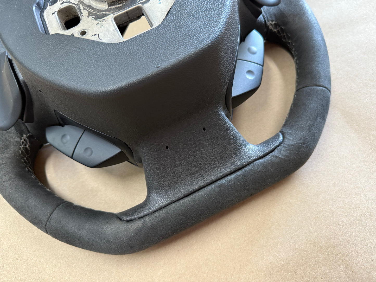 2016-2023 Chevy Camaro SS Steering Wheel Black Suede "Manual"