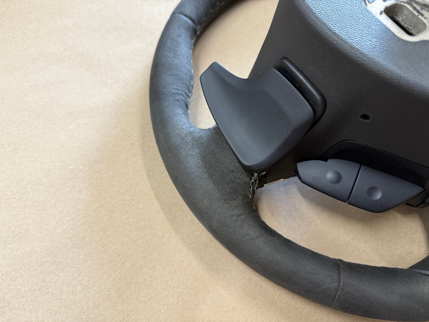2016-2023 Chevy Camaro SS Steering Wheel Black Suede "Manual"