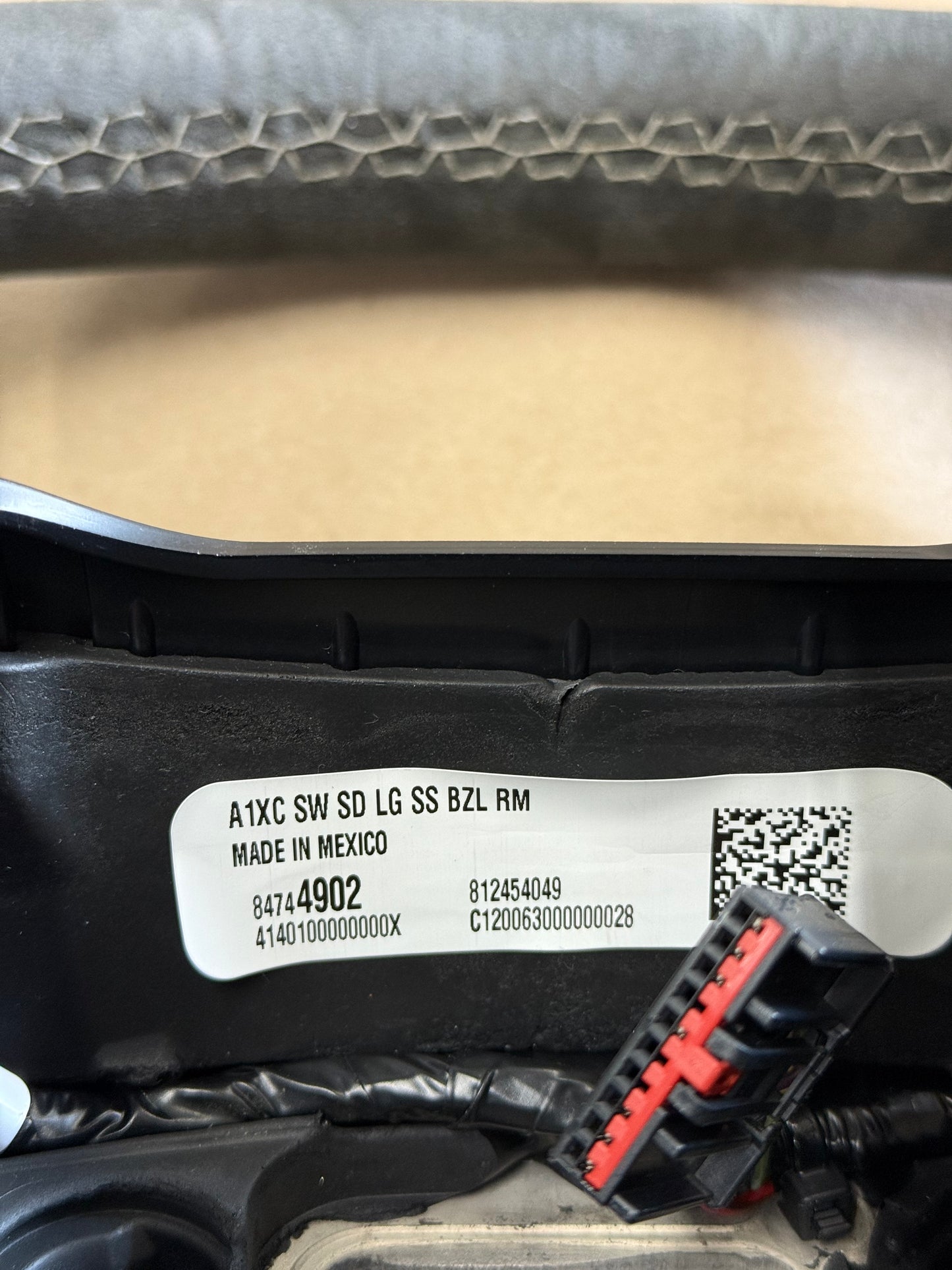 2016-2023 Chevy Camaro SS Steering Wheel Black Suede "Manual"