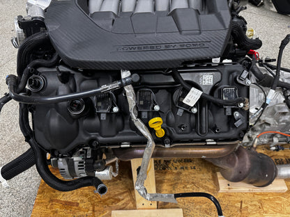 2024 Mustang 5.0 Coyote Dark Horse Gen 4 Engine Drivetrain 10R80Transmission 650