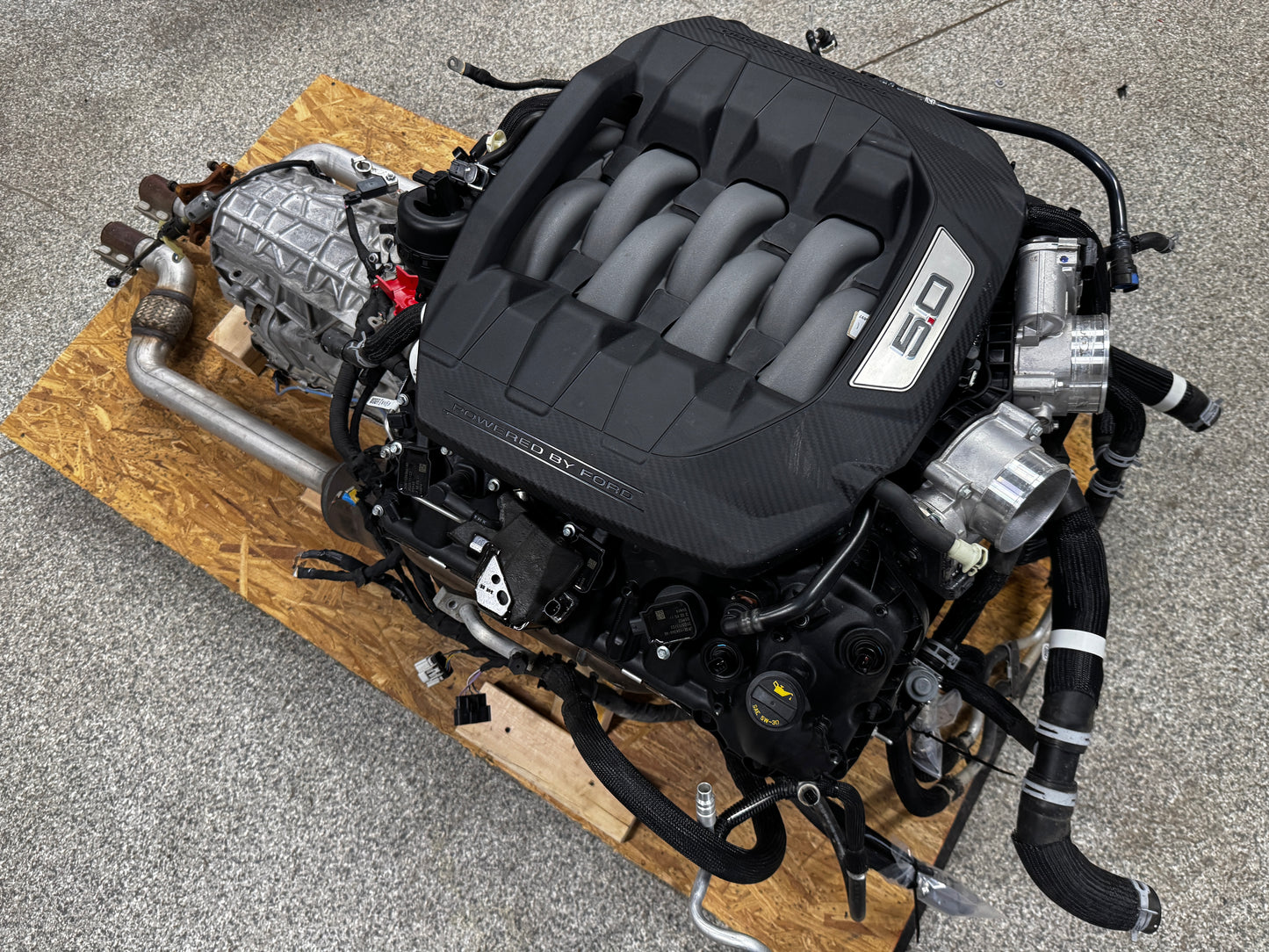 2024 Mustang 5.0 Coyote Dark Horse Gen 4 Engine Drivetrain 10R80Transmission 650