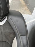 2016-2024 Chevrolet Camaro SS Front Rear Seats Recaro Black Leather Suede