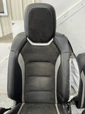 2016-2024 Chevrolet Camaro SS Front Rear Seats Recaro Black Leather Suede