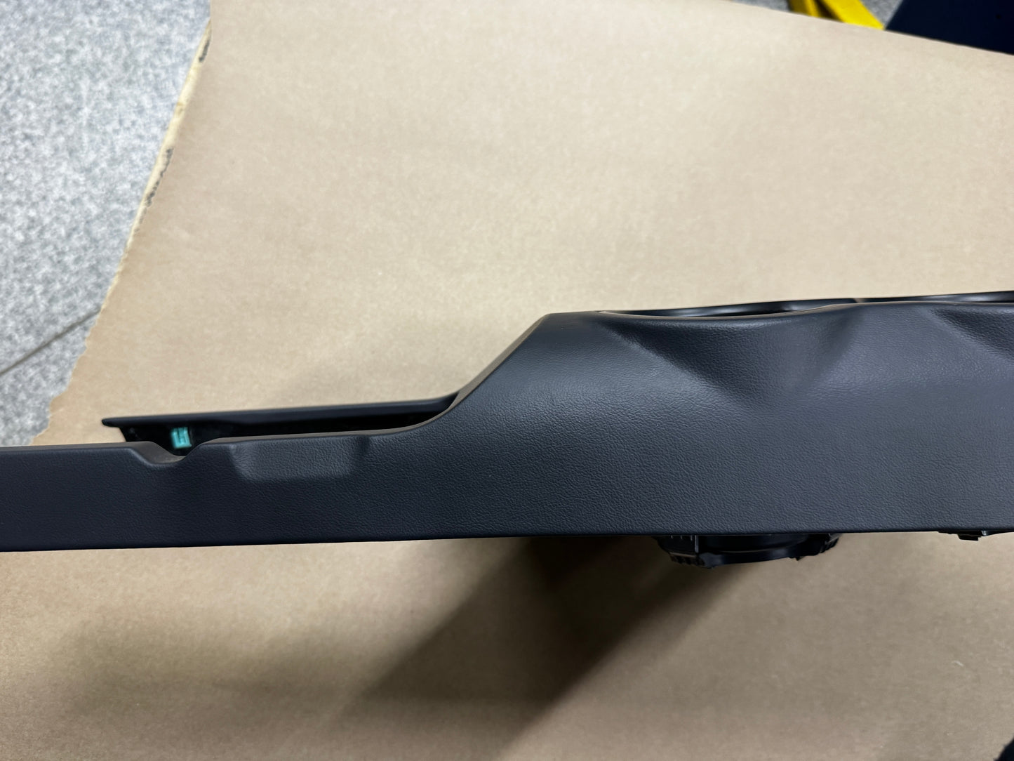 2024-2025 Ford Mustang Dark Horse Leather Center Console Top Knee Pads OEM